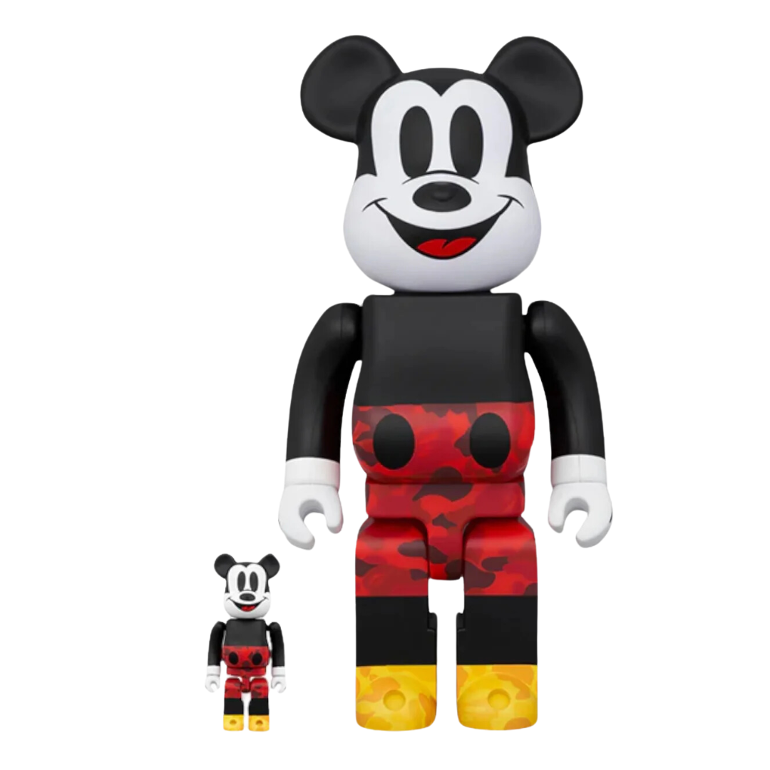 Bearbrick BAPE® Mickey Mouse Color Ver. 100% & 400%