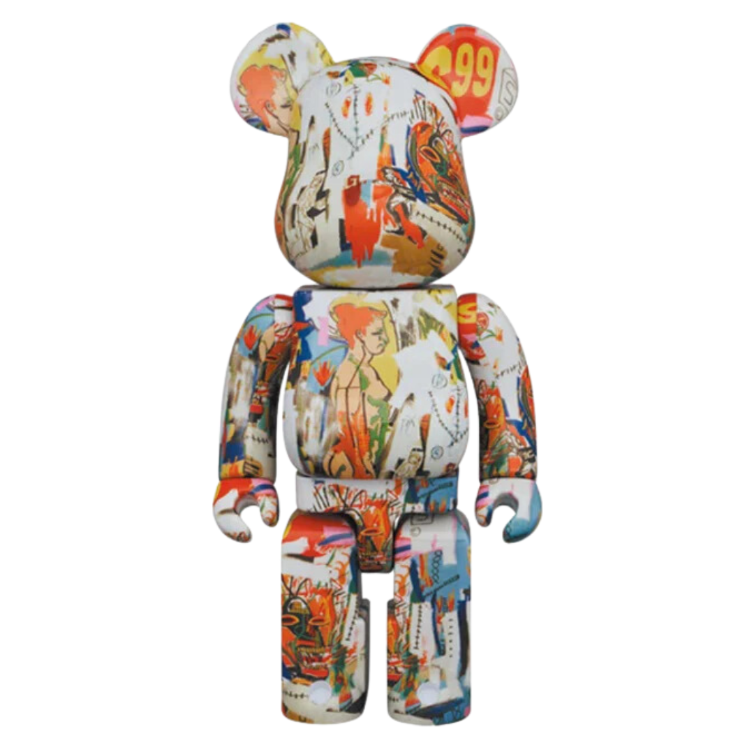 Bearbrick Andy Warhol × Jean-Michel Basquiat #4 400%