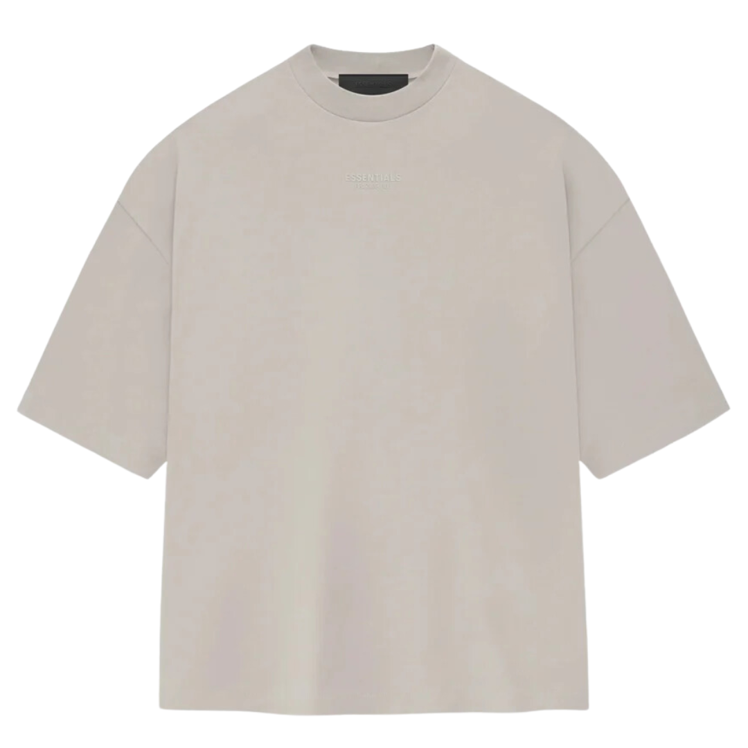 Essentials Tee Silver Cloud