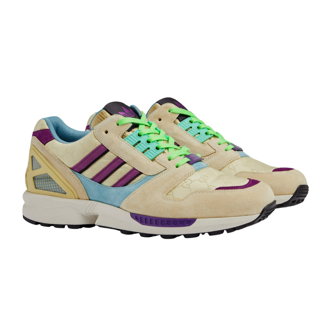 Adidas Originals GUCCI ZX 8000 Sneakers Beige Purple