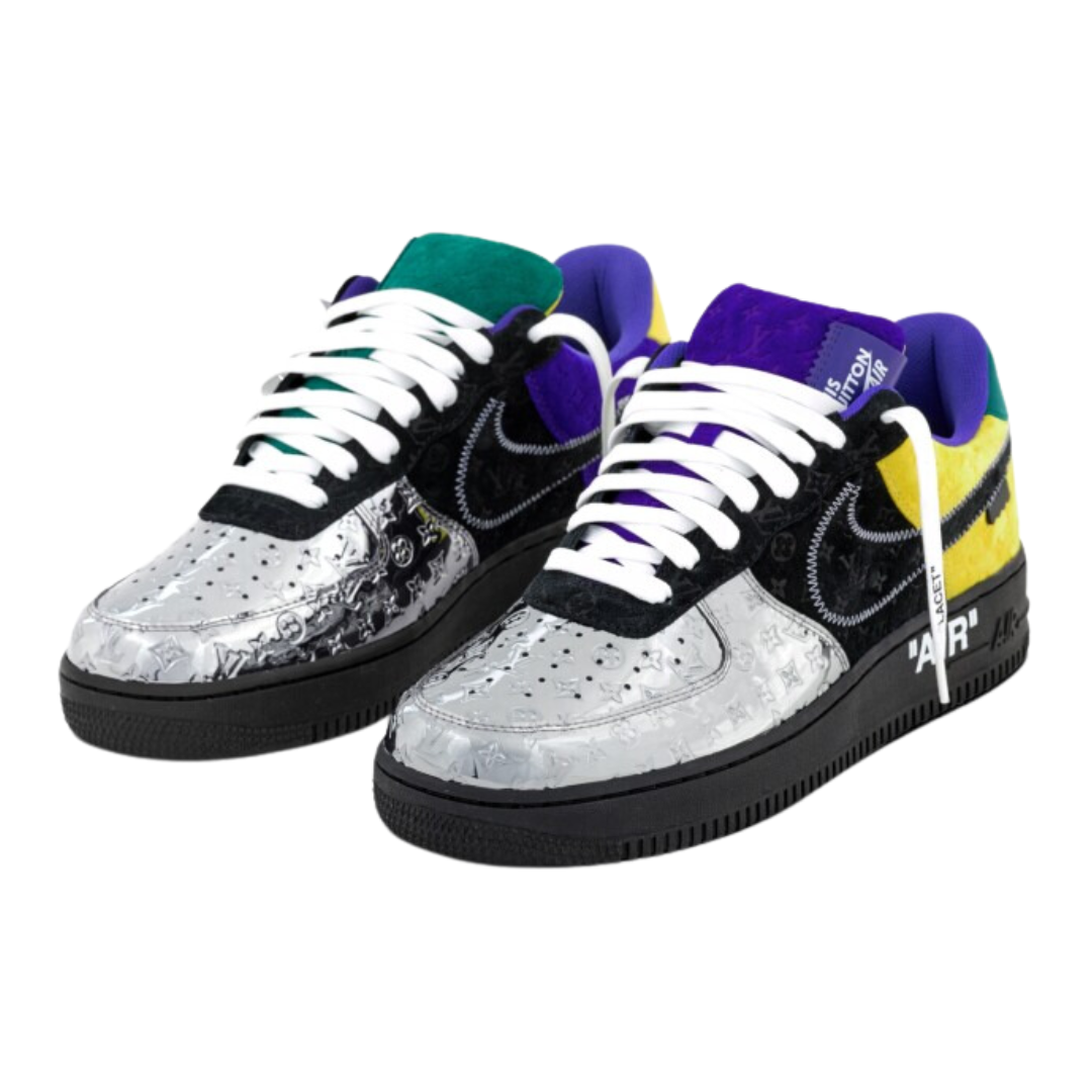 Louis Vuitton x Nike Air Force 1 Chrome Toe