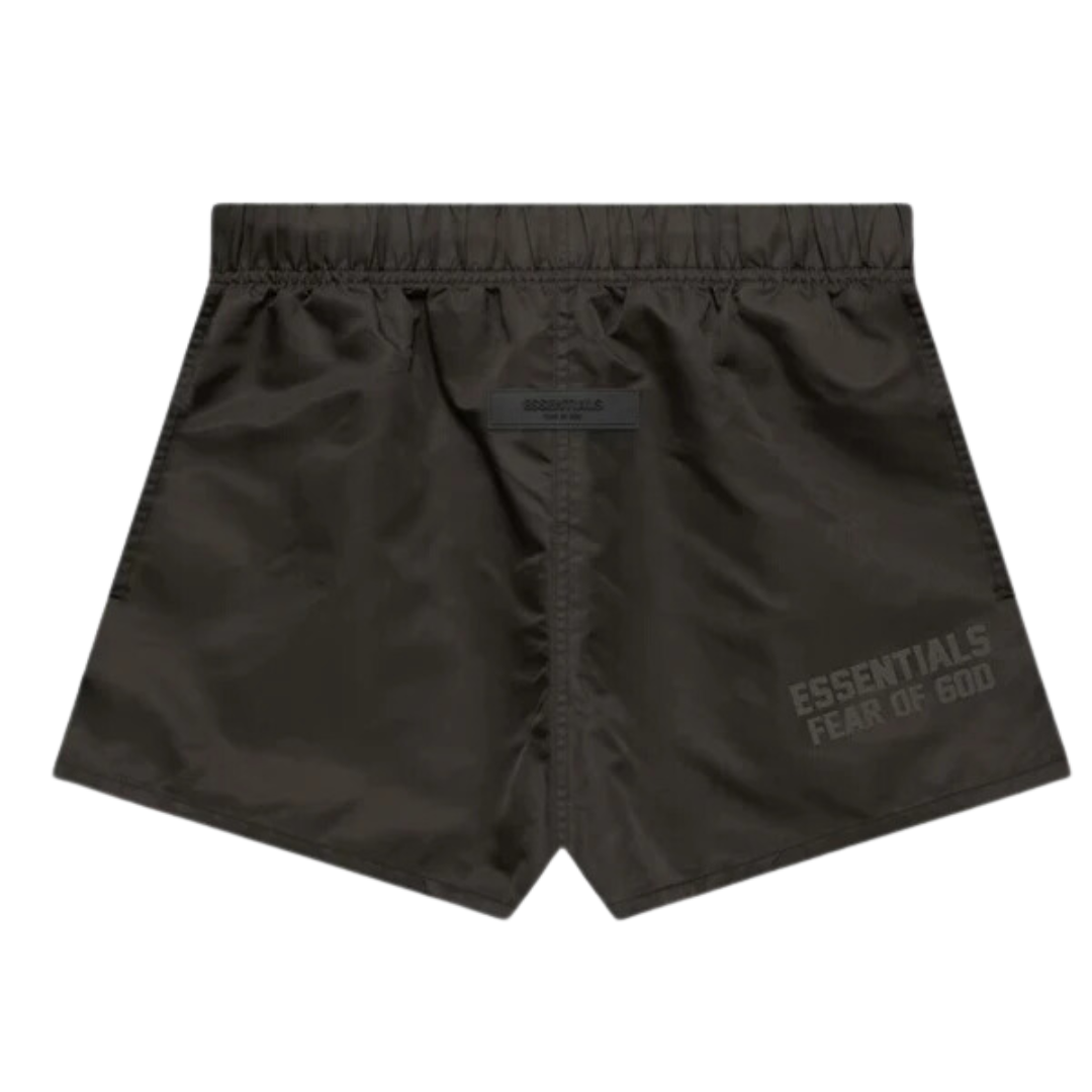 Fear of God Essentials Nylon Running Shorts Off Black