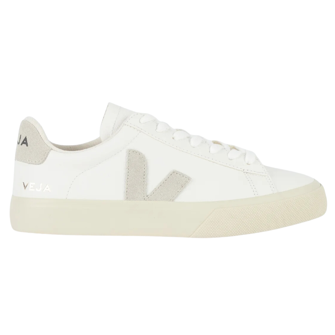 Veja Campo Chromefree Leather White Natural (Womens)