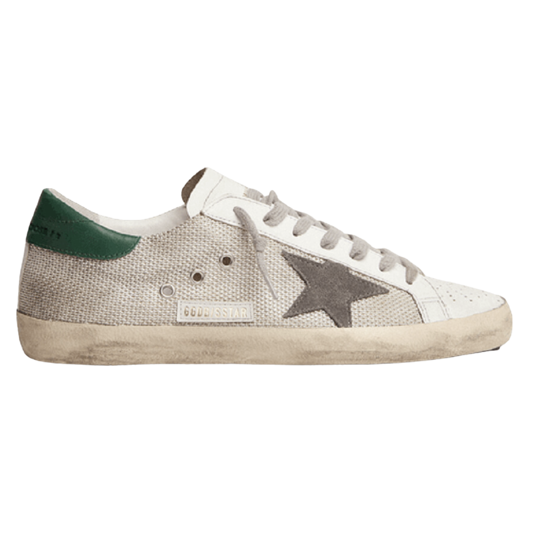 Golden Goose Super Star Beige Green (Mens)
