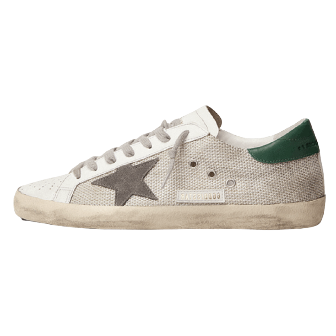 Golden Goose Super Star Beige Green (Mens)