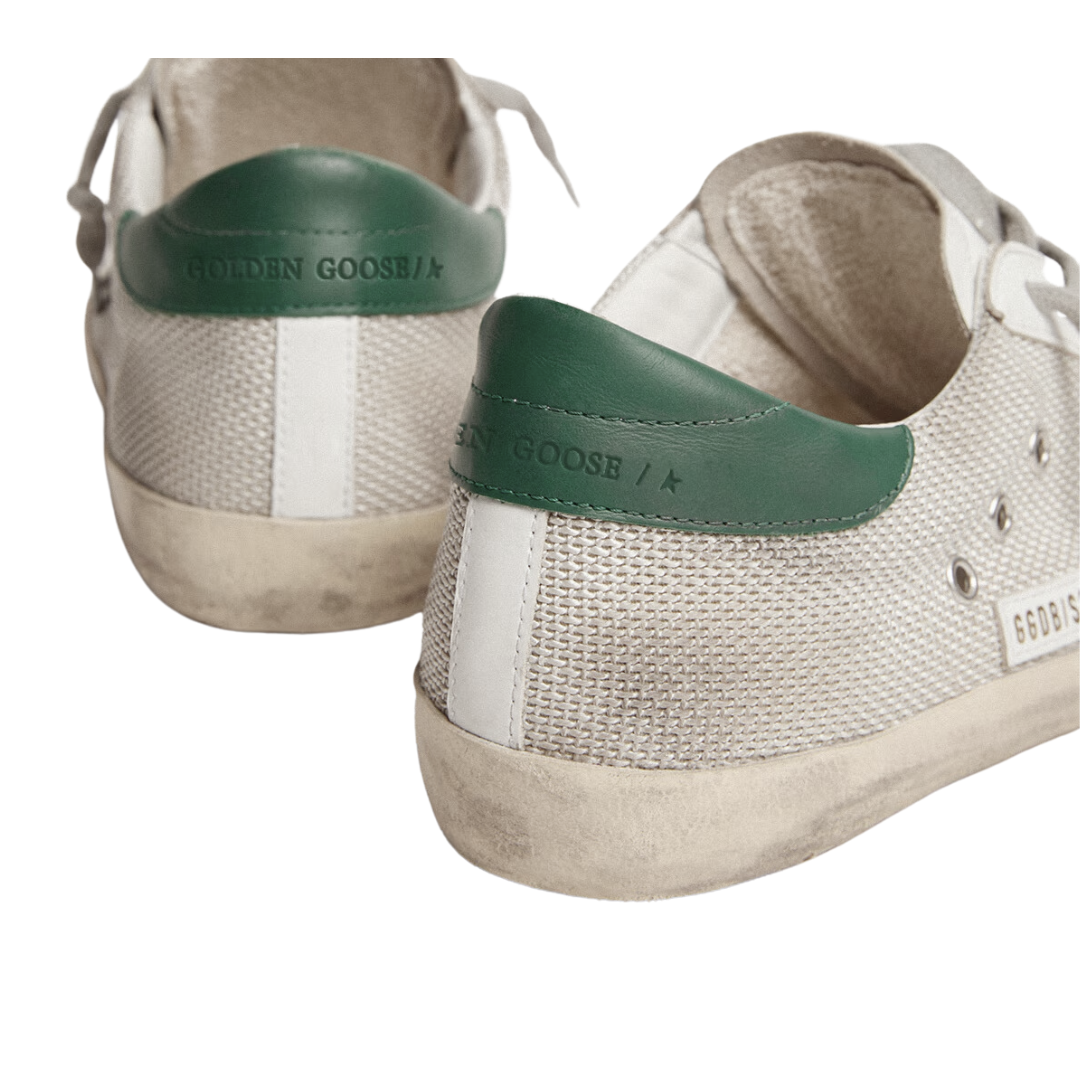Golden Goose Super Star Beige Green (Mens)