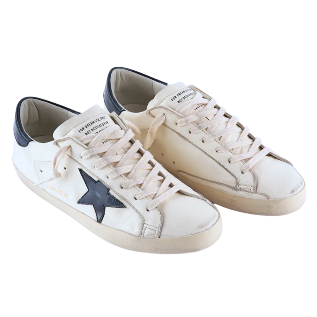 Golden Goose Superstar Beige Night Blue (Mens)