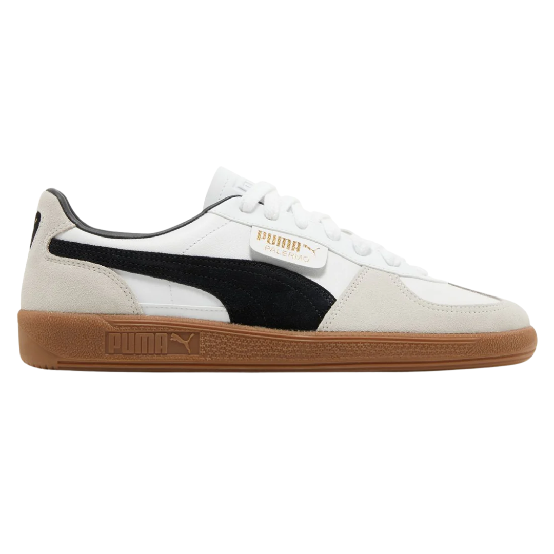 Puma Palermo White Vapor Grey Gum (Mens)