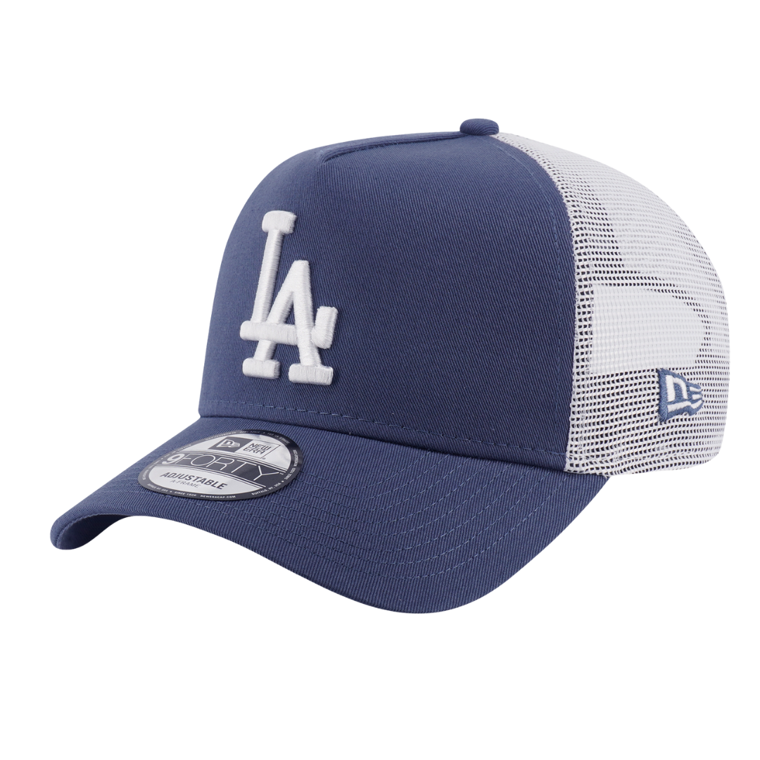 New Era 9forty Los Angeles Dodgers A-Frame Trucker Muted Indigo