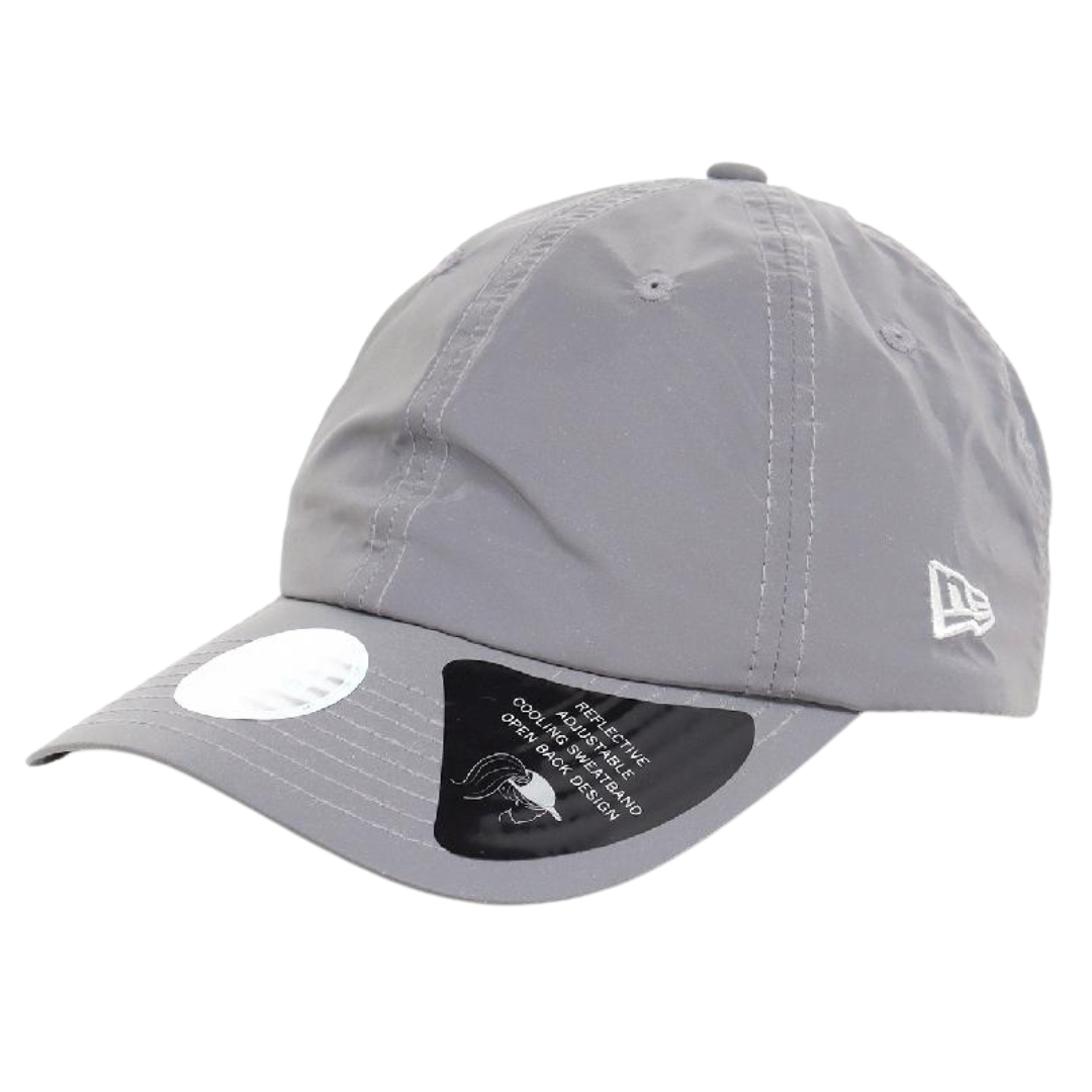 New Era Women Open Back Recy Reflective Grey Adjustable Cap