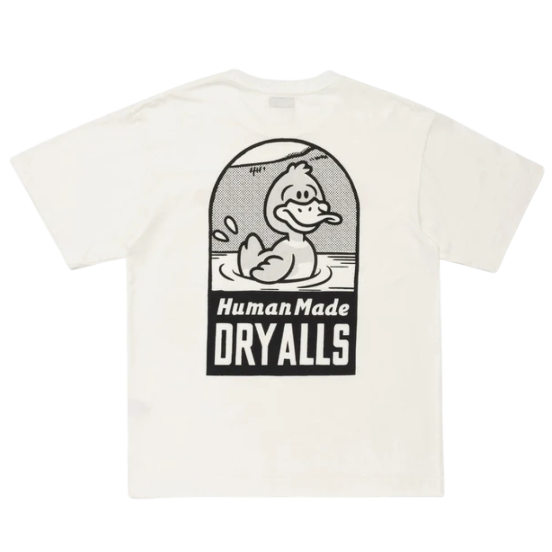 Human Made Dry Alls Swimming Duck Tee White