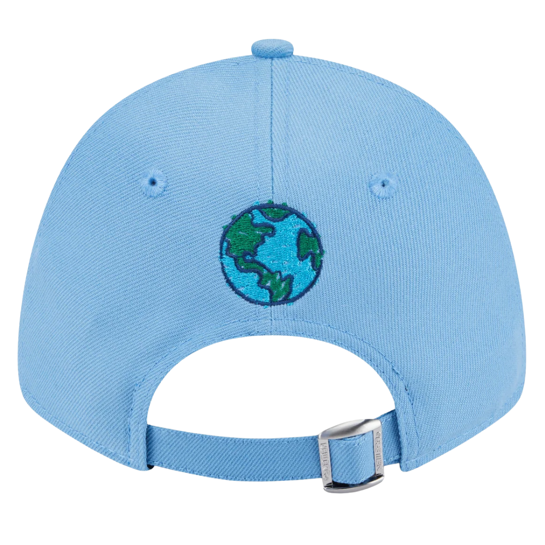 New Era 9forty Earth Day Peace Logo Sky Blue Adjustable