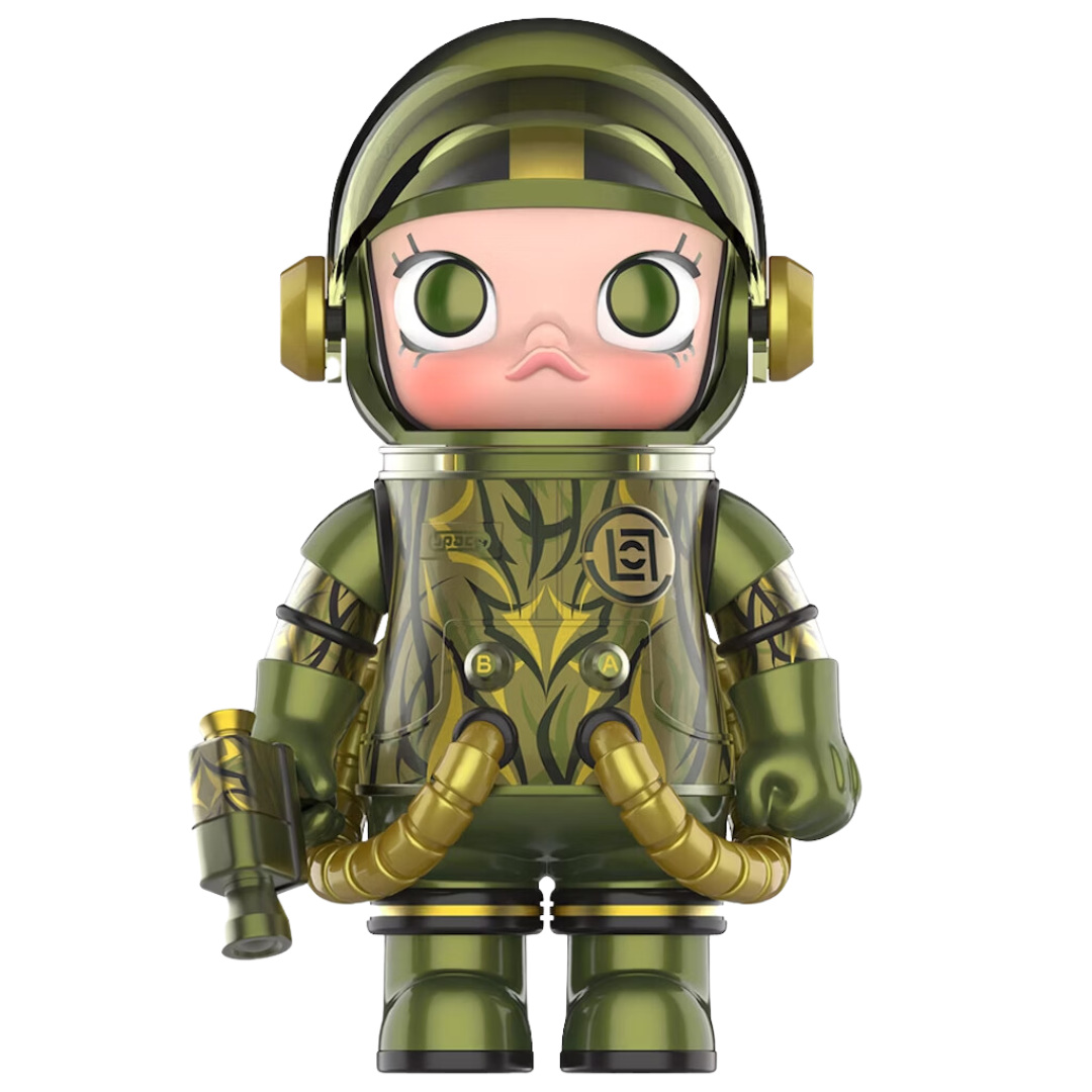 Pop Mart Mega Space Molly Clot Olive Alienegra 100%