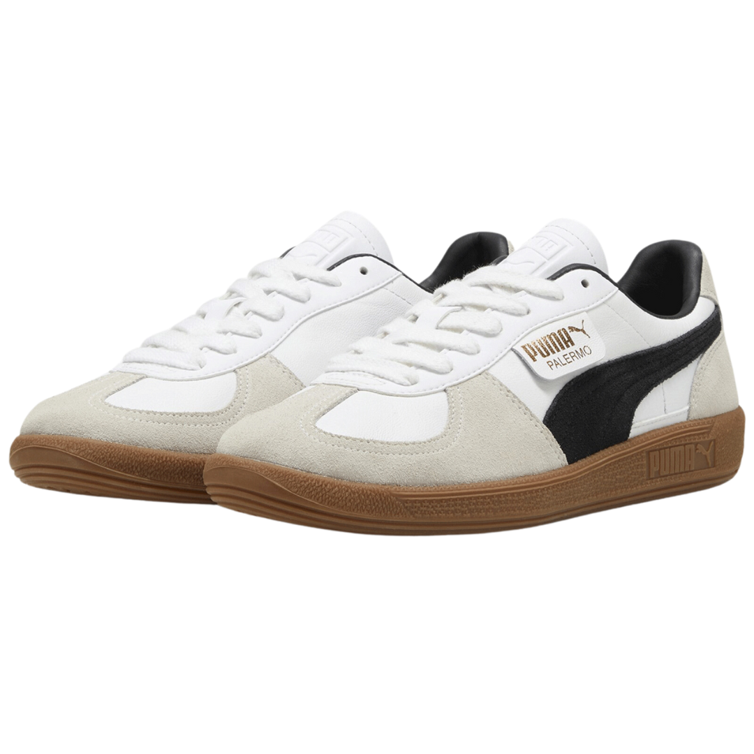 Puma Palermo White Vapor Grey Gum (Mens)