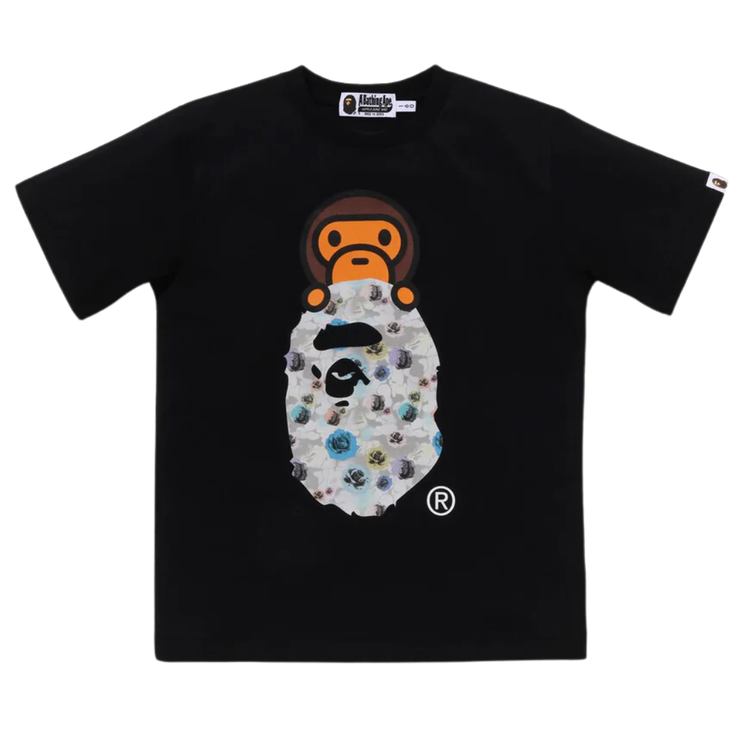 A BATHING APE Floral Camo Milo