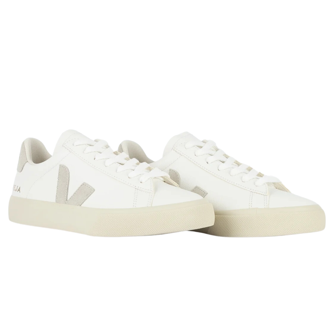 Veja Campo Chromefree Leather White Natural (Womens)