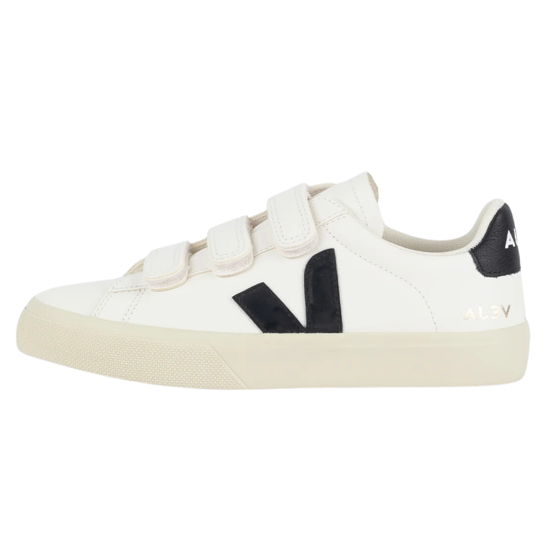 Veja Recife Logo Chromefree White Black (Womens)