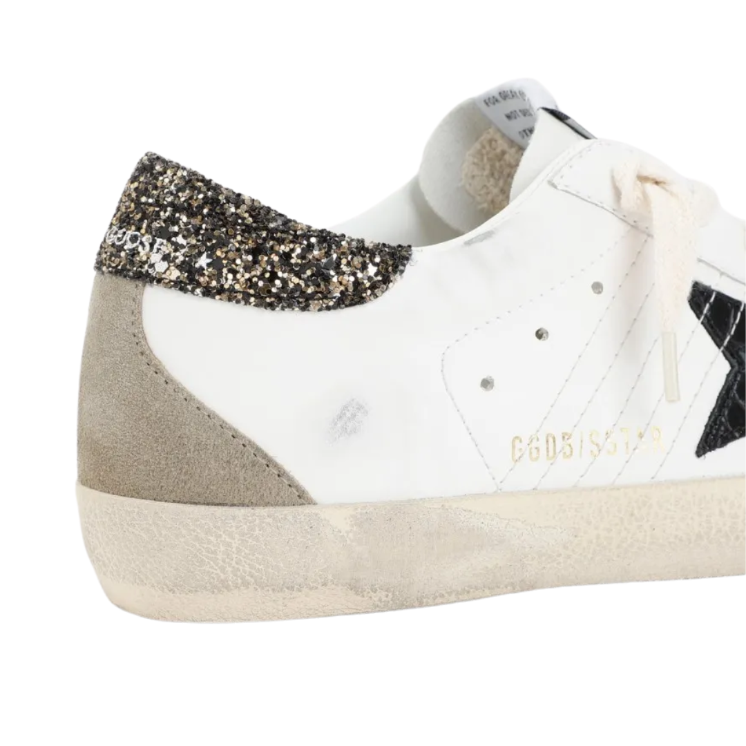 Golden Goose Superstar Printed Black Star (Womens)