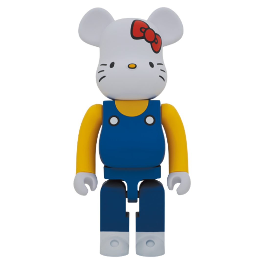 Bearbrick Hello Kitty Blue Overall World Wide Tour 3 Exclusive 1000%