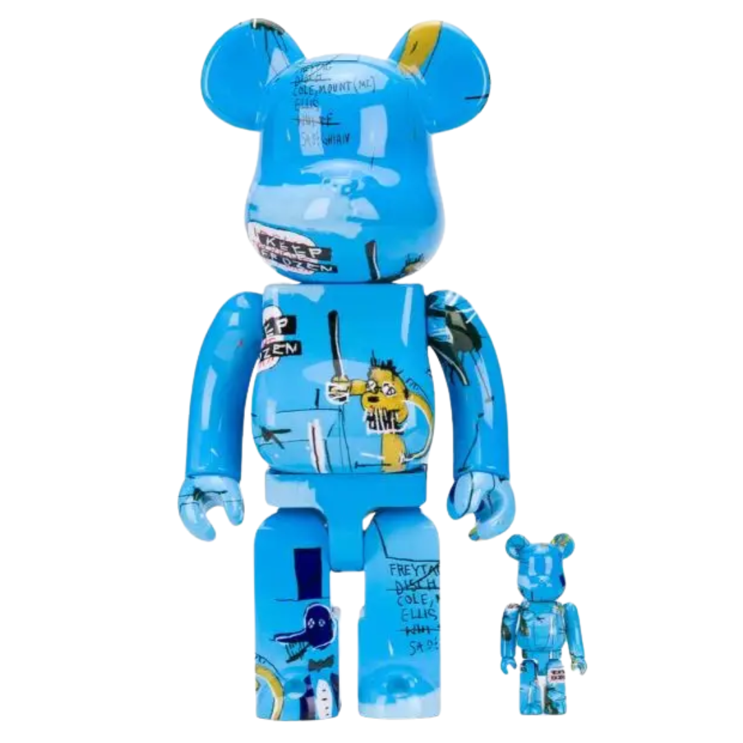 Bearbrick Jean Michael Basquiat 400% & 100%