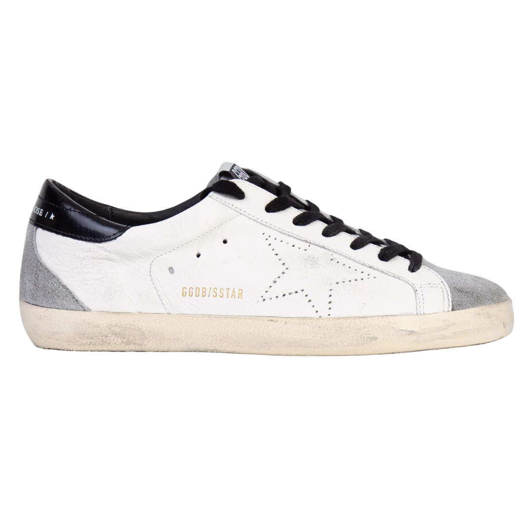Golden Goose Superstar Black White No Star (Mens)
