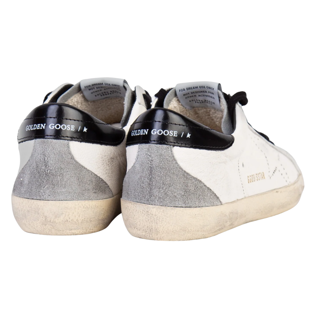 Golden Goose Superstar Black White No Star (Mens)