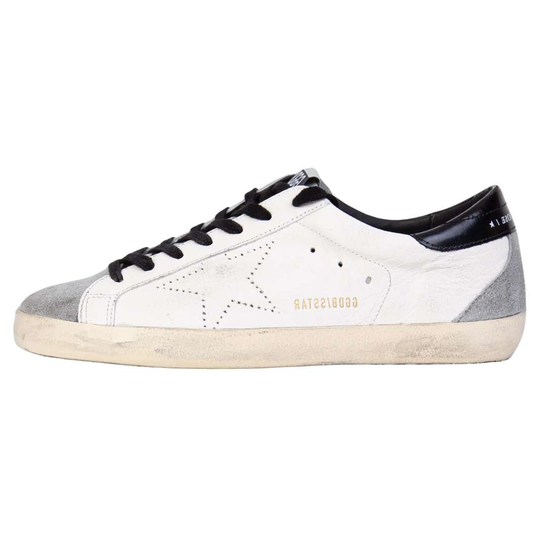Golden Goose Superstar Black White No Star (Mens)