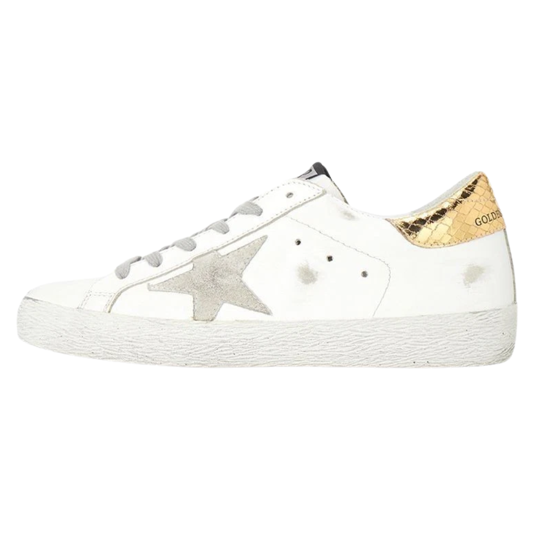 Golden Goose Superstar White Ice Gold Silver (Womens)