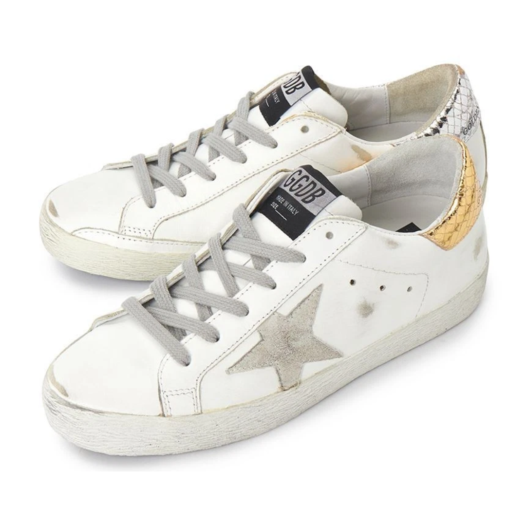 Golden Goose Superstar White Ice Gold Silver (Womens)