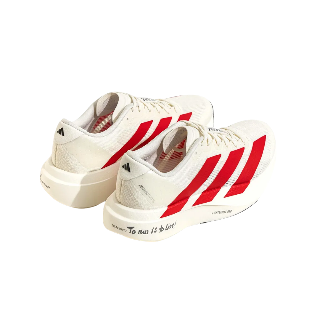 Adidas Adizero Evo SL White Red (Mens)