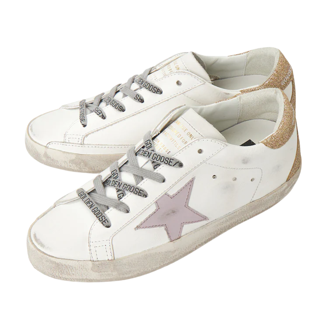 Golden Goose Superstar Lilac Platinum (Womens)
