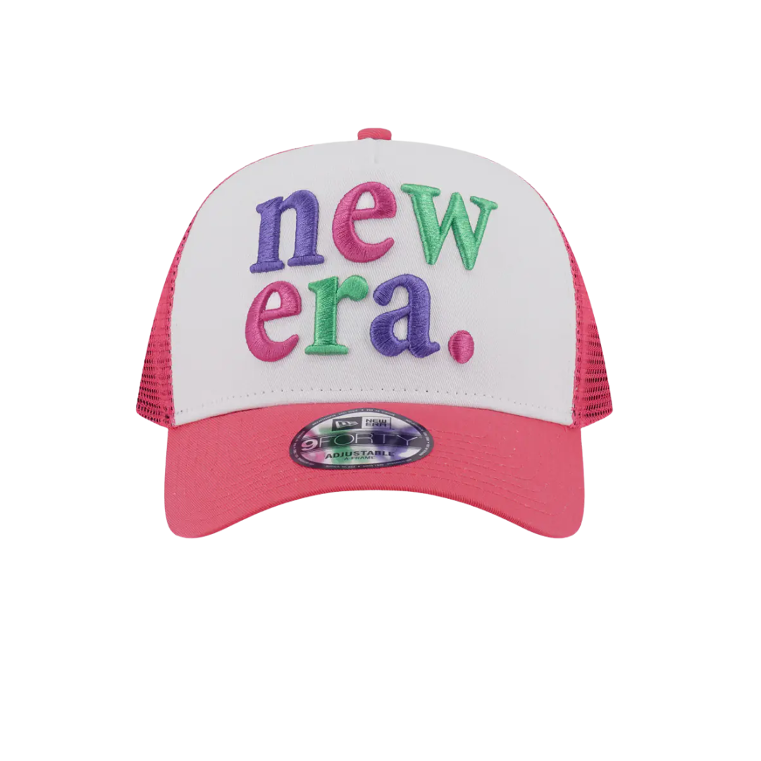 940Af New Era 90S Vibe White Coral