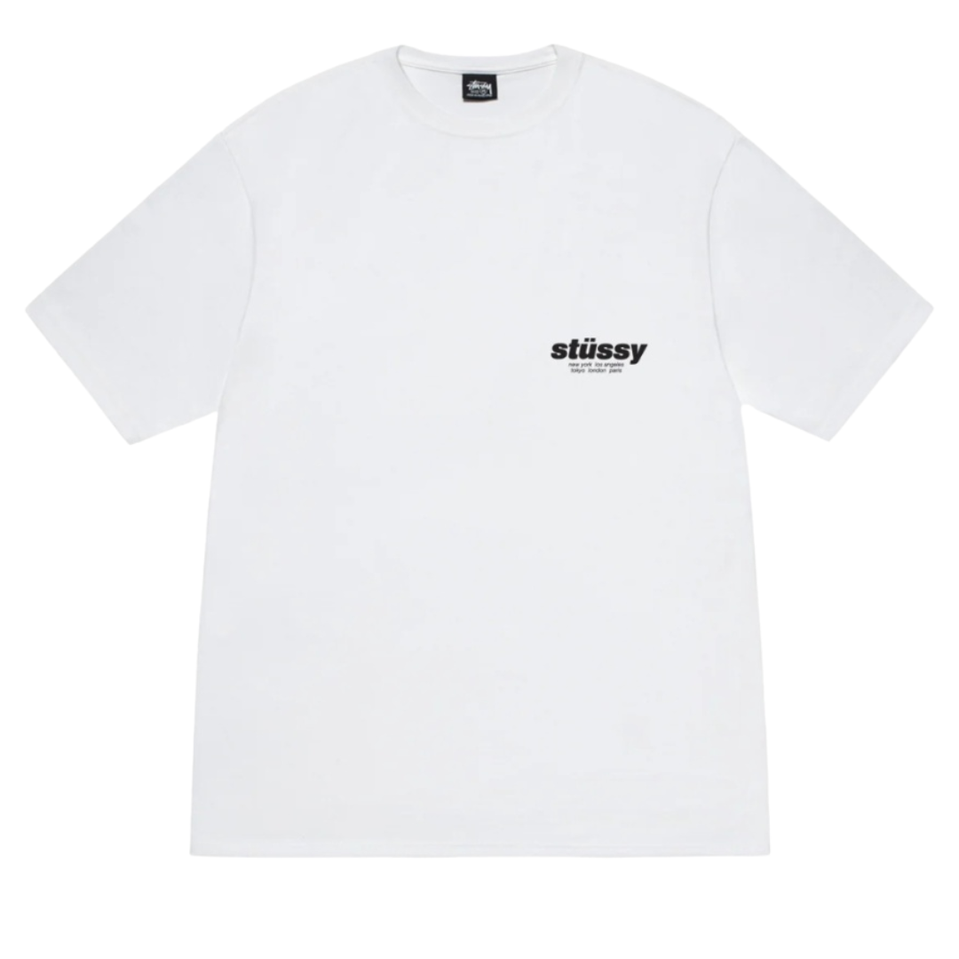 Stussy Rollers Tee White