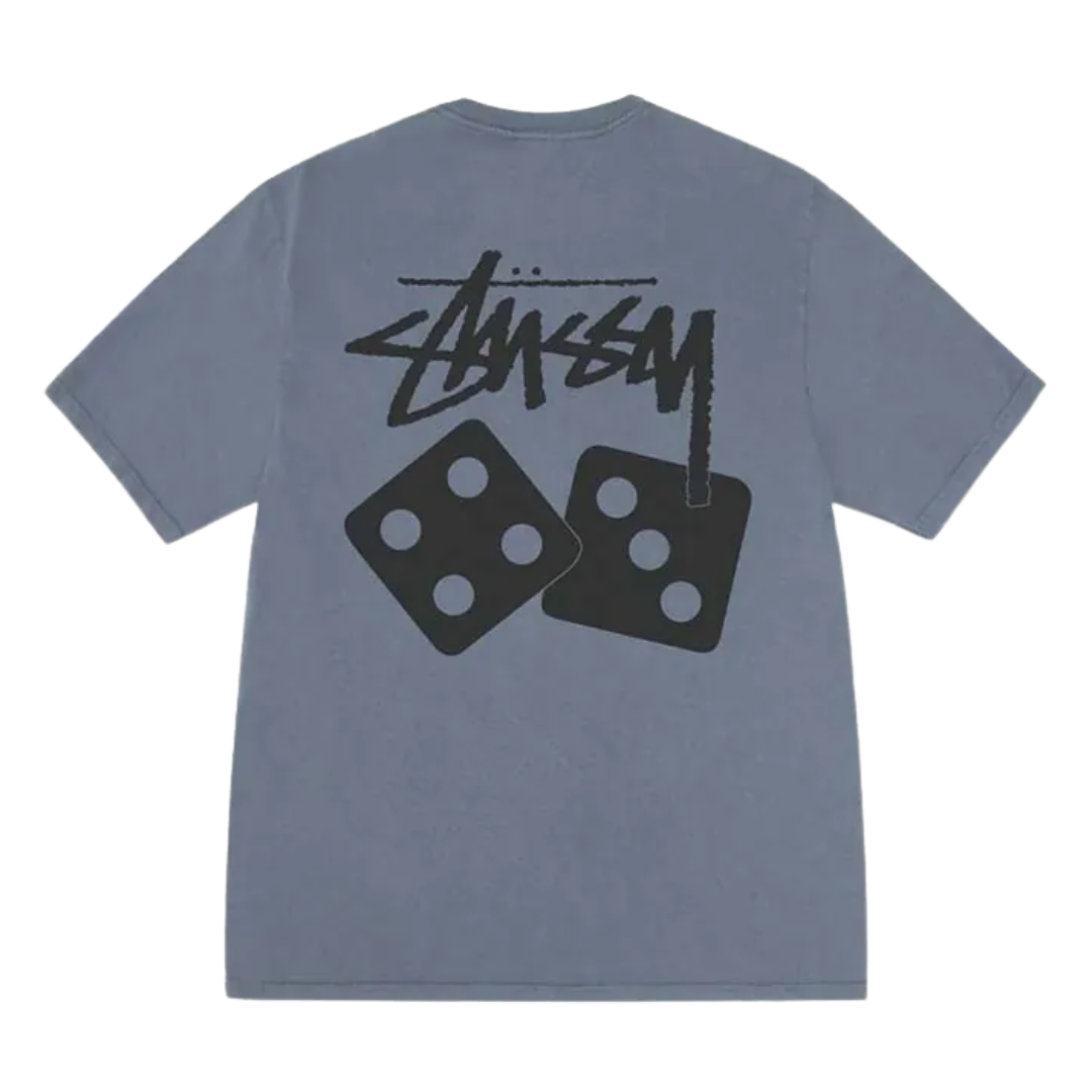 Stussy Dice Tee Pigment Dyed Navy