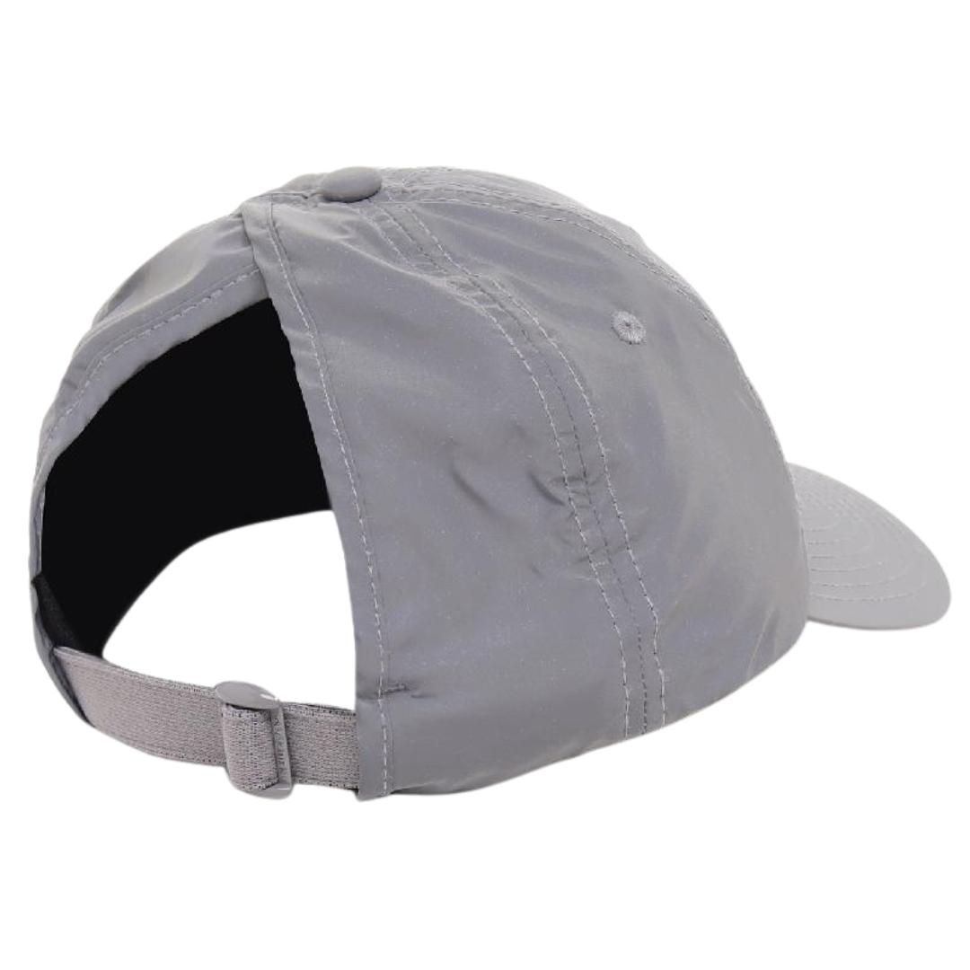 New Era Women Open Back Recy Reflective Grey Adjustable Cap