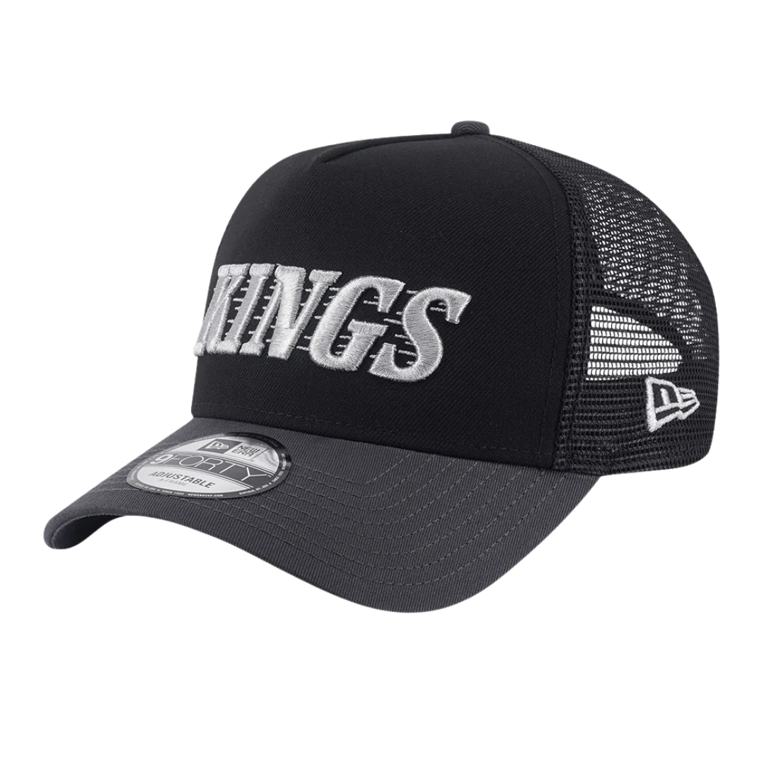 New Era 9forty Los Angeles Kings Street Culture Black A-Frame Trucker