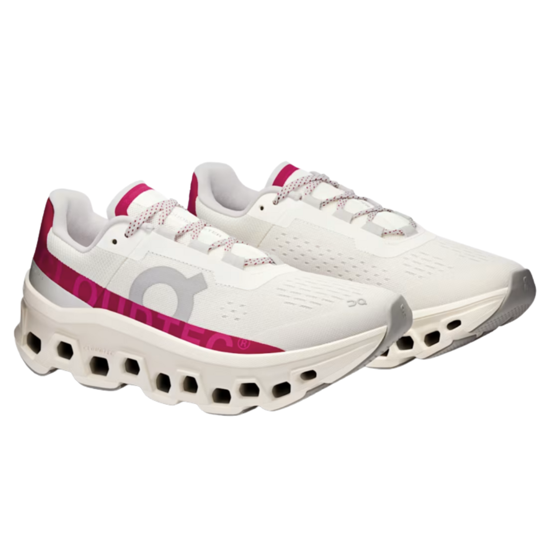 On Running Cloudmonster Ivory Grenadine (Womens)