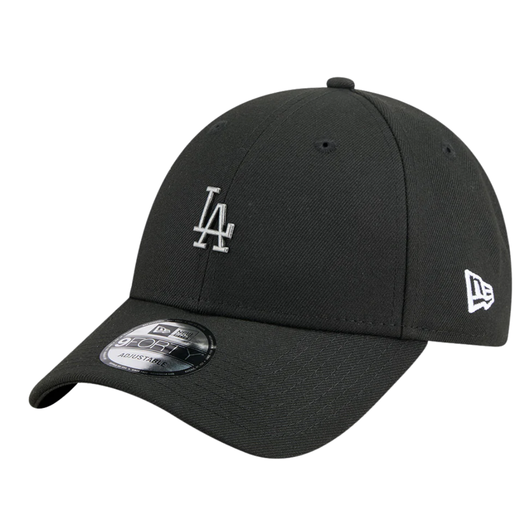 New Era 9Forty Los Angeles Dodgers Rough Mini Metal Badge Black