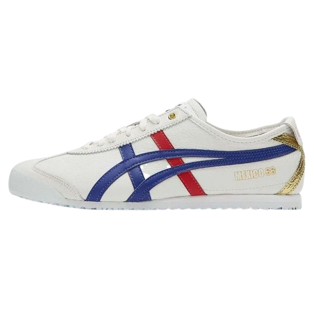 Onitsuka Tiger Mexico 66 Blue Red Metallic Gold (Womens)