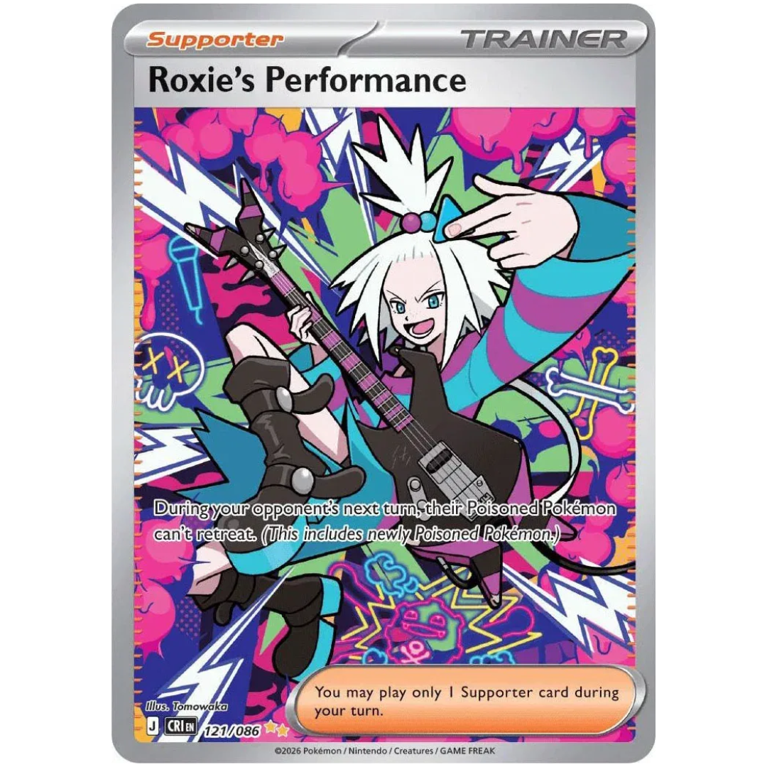 Roxie's Performance Chaos Rising Special Illustration Rare • 121/086 Holofoil