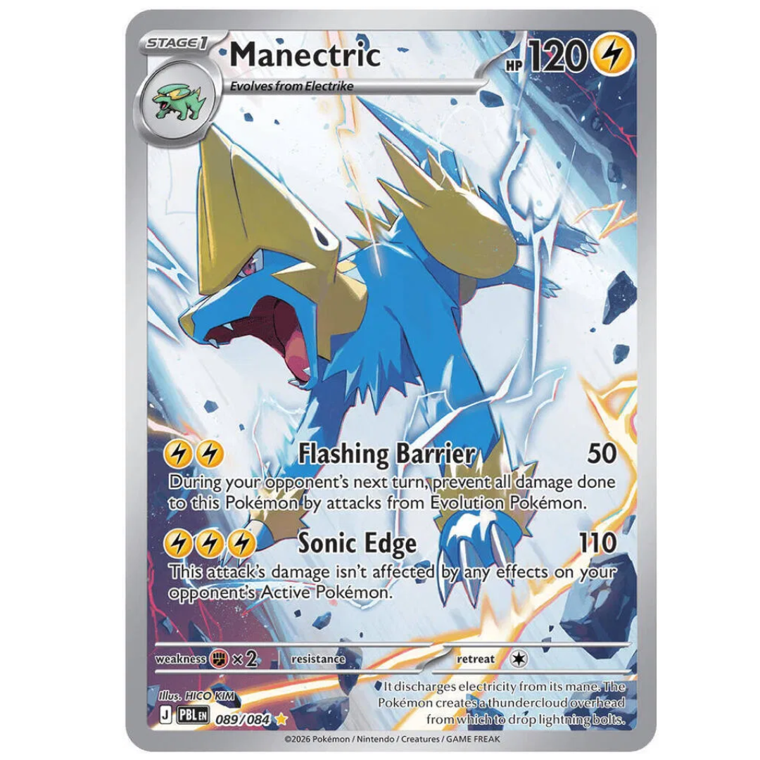 Manectric Pitch Black Illustration Rare • 089/084 Holofoil