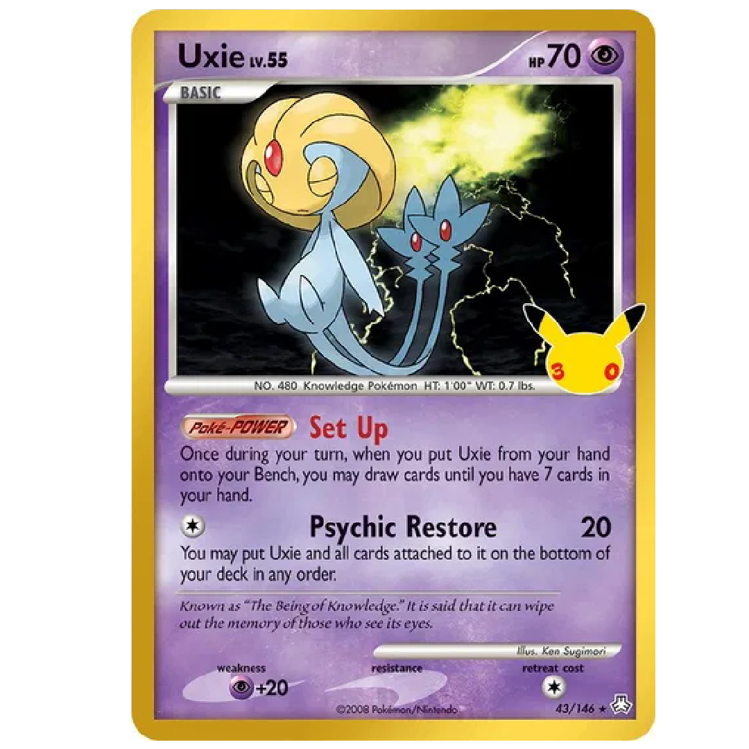 Uxie 30th Celebration: Classic Collection Classic Collection • 43/146 Holofoil