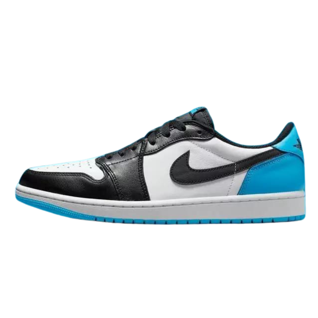 Air Jordan 1 Retro Low OG Black Dark Powder Blue (Mens)