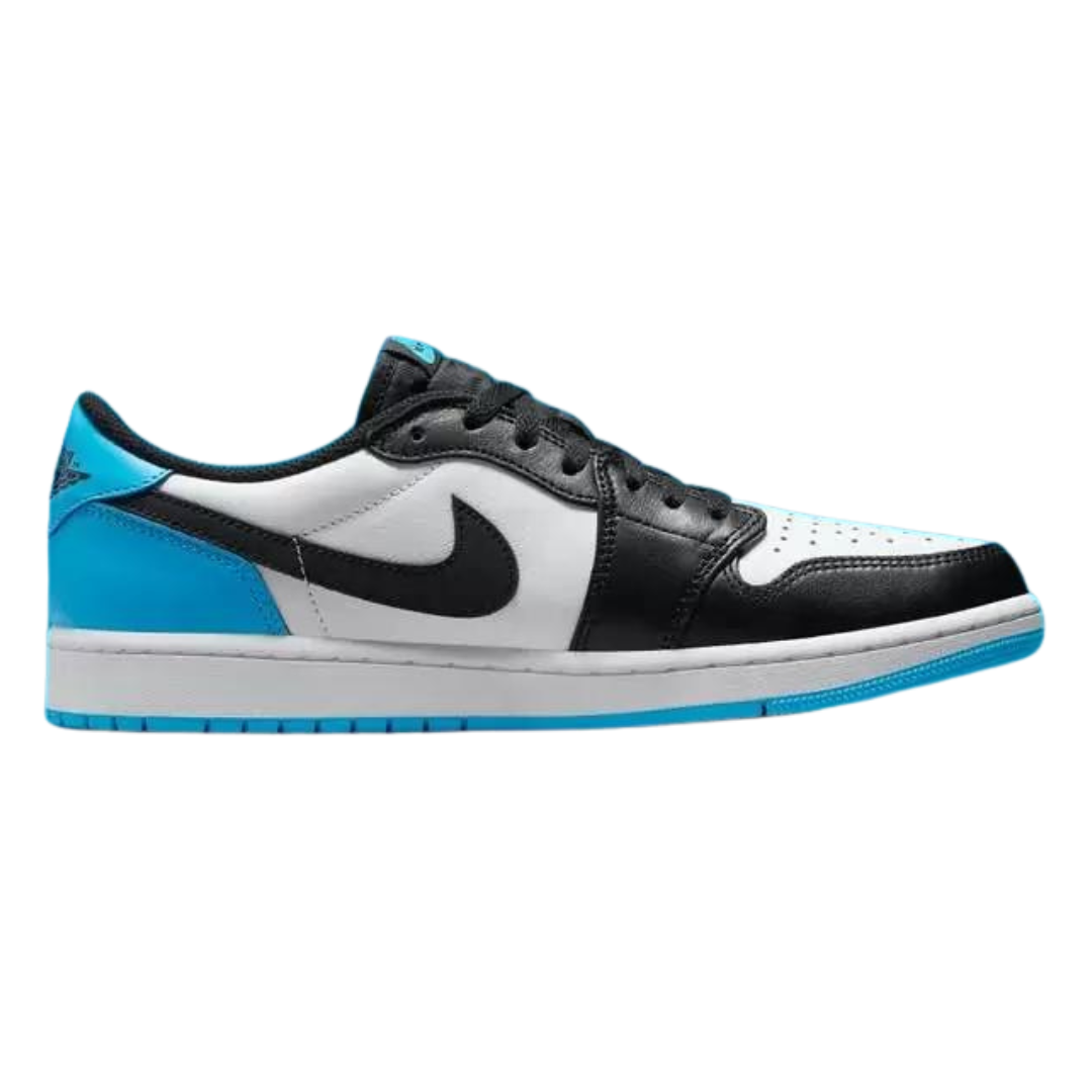 Air Jordan 1 Retro Low OG Black Dark Powder Blue (Mens)
