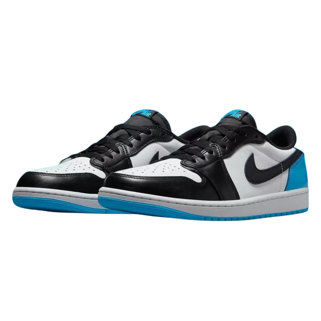 Air Jordan 1 Retro Low OG Black Dark Powder Blue (Mens)
