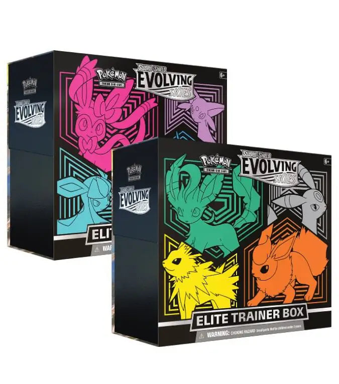 Pokemon TCG Sword & Shield Evolving Skies - Elite Trainer Box (SET of 2)