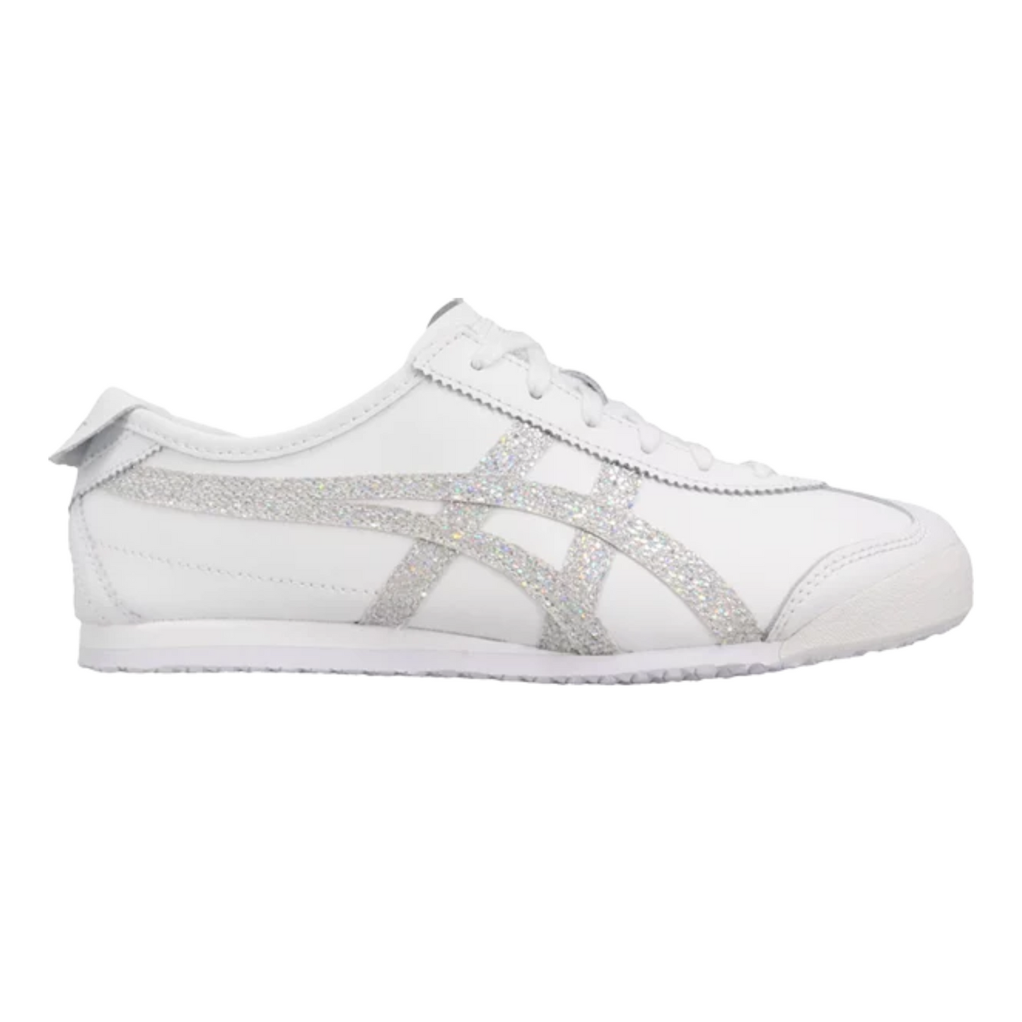 Onitsuka Tiger Mexico 66 White Silver Glitter