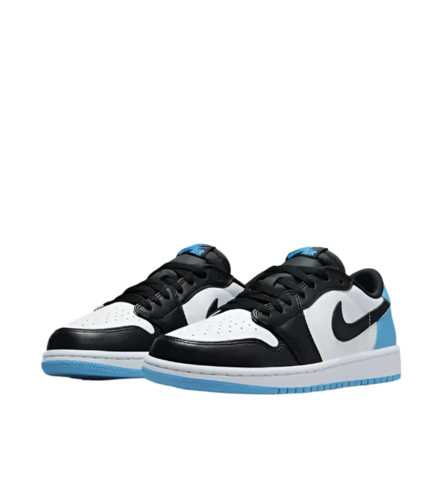 Air Jordan 1 Low Black and Dark Powder Blue (Womens)