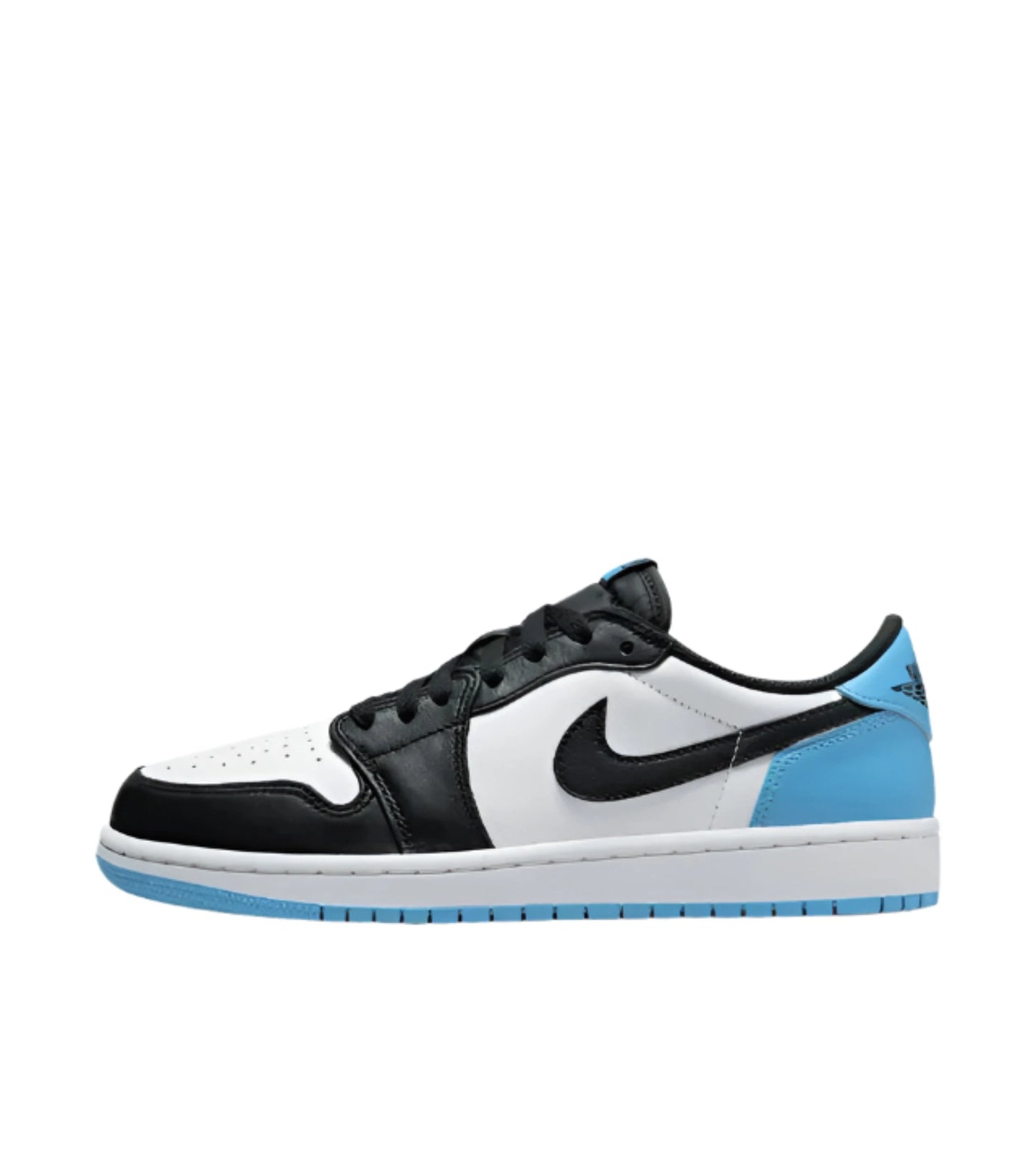 Air Jordan 1 Low Black and Dark Powder Blue (Womens)