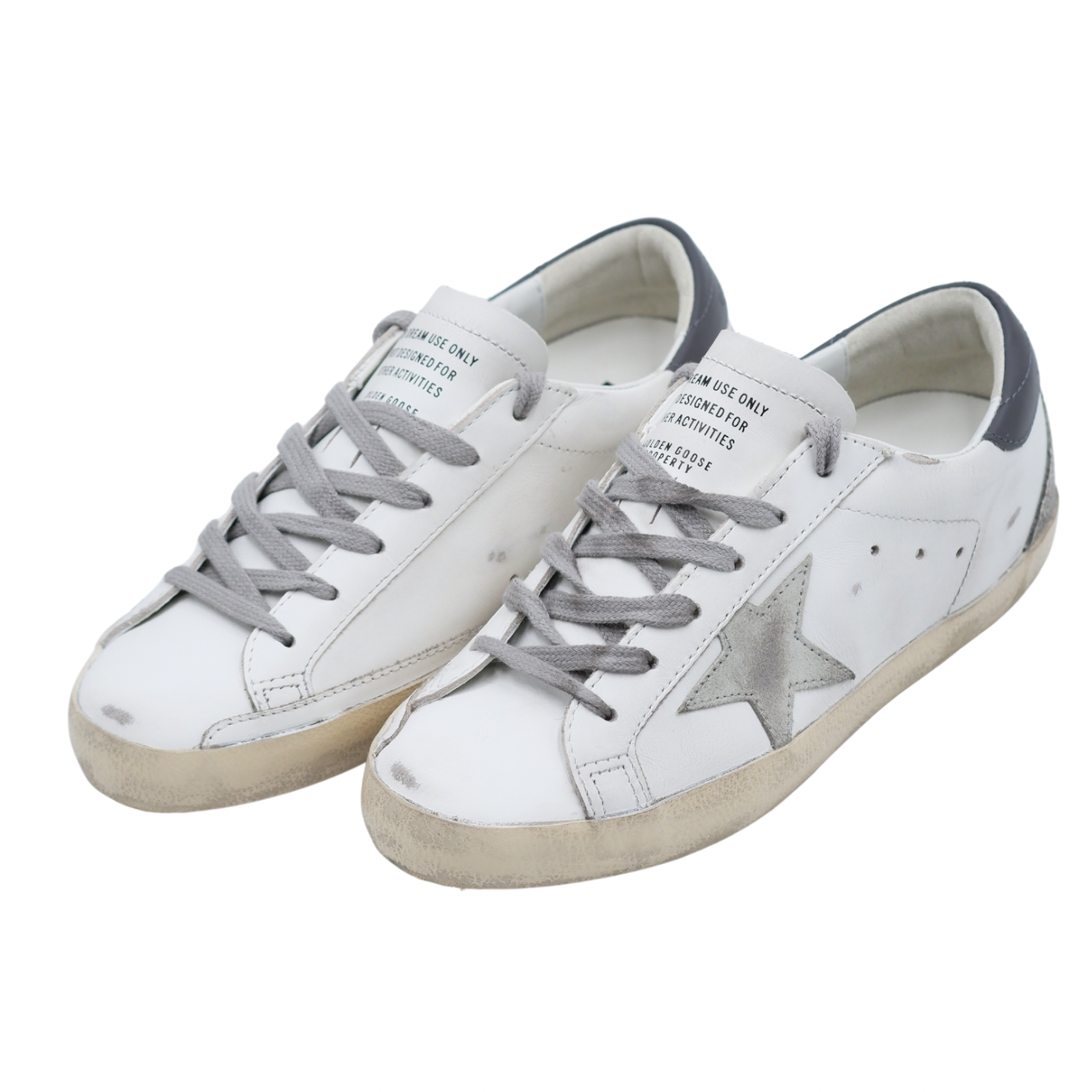 Golden Goose Superstar Grey Suede Star (Mens)